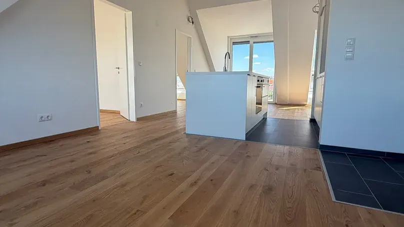 Erstbezug: City-Penthouse Dachgeschosswohnung mit 12 m² Balkon und Blick über Wien